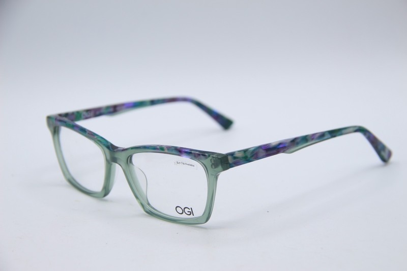 NEW OGI EVOLUTION 9244/2216 GREEN MARBLE AUTHENTIC FRAMES EYEGLASSES 51-17