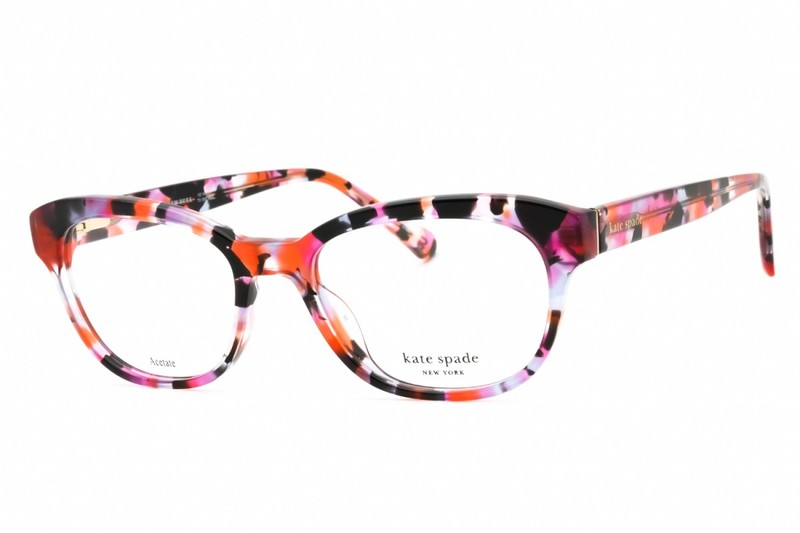 Kate Spade Zelda 08XS 00 Havana Multicolor 50mm Eyeglasses New Authentic