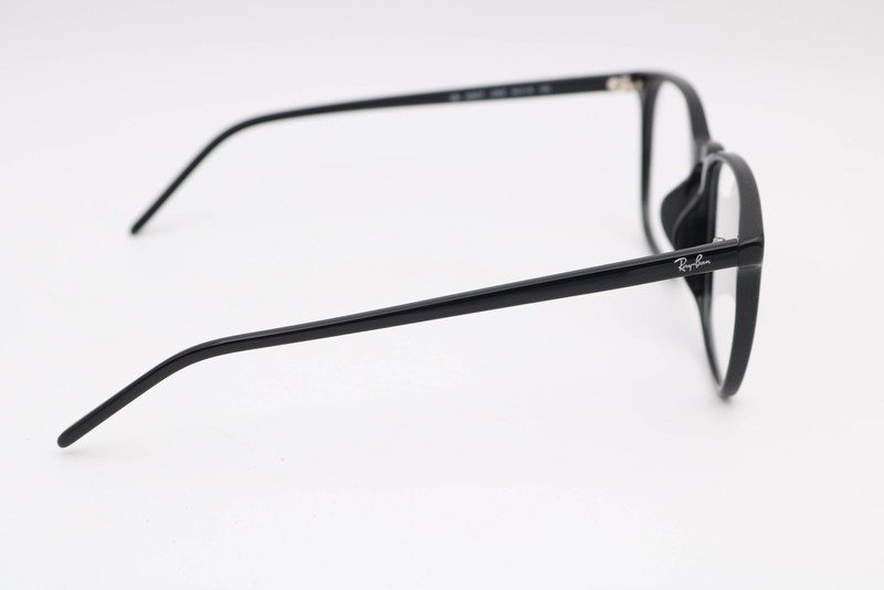 Ray-Ban Rb5387F 2000 Polished Black Square Eyeglasses Frames 54-18-150 gallery