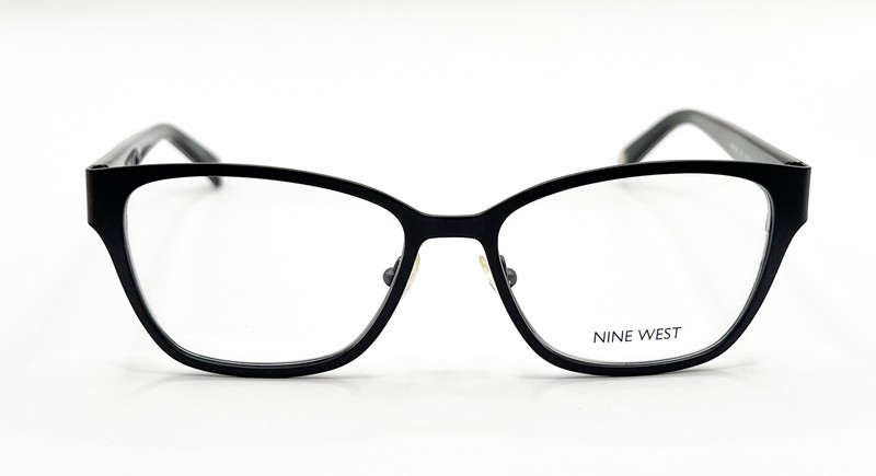 NEW NINE WEST NW1059 001 BLACK WITH CHEETAH AUTHENTIC EYEGLASSES 52-16 gallery