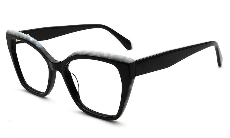 Vintage Womens Cat Eye Eyeglasses for Female Tortoise Olive Glasses Frame Modern