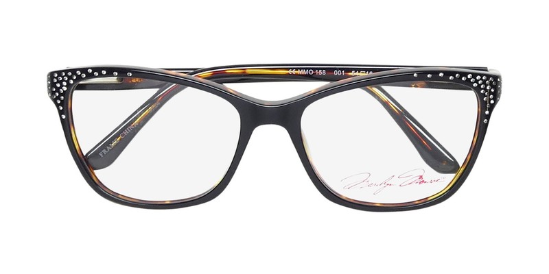 NEW MARILYN MONROE MMO 158 EYEGLASS FRAME 54-16-135 FULL-RIM PLASTIC CAT EYE gallery