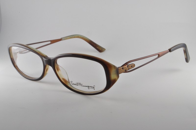 Ernest Hemingway Eyeglasses 4655 Brown, Size 54-14-135