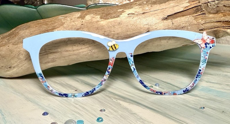 Garden Whimsy Magnetic Eyewear Topper -Pair Eyewear compatible- All Frame Styles gallery
