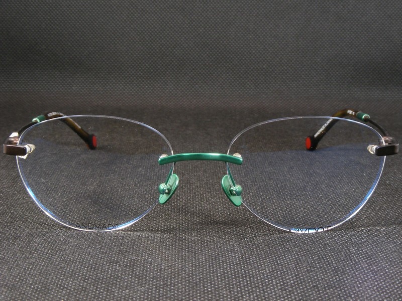 MyDot HEIDELBERG-3 Pine Green /Brown UNIQUE TITANIUM EYEGLASSES 55-15-137 Japan gallery