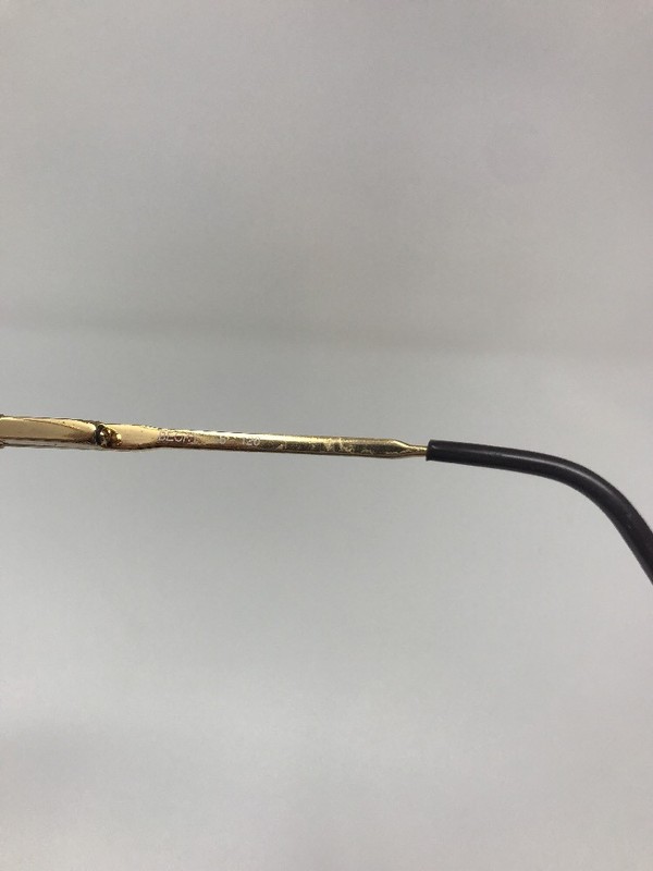 Anthony Martin Eyeglasses Becky 45-16-120mm Gold Blue Metal Full Rim GB27 gallery