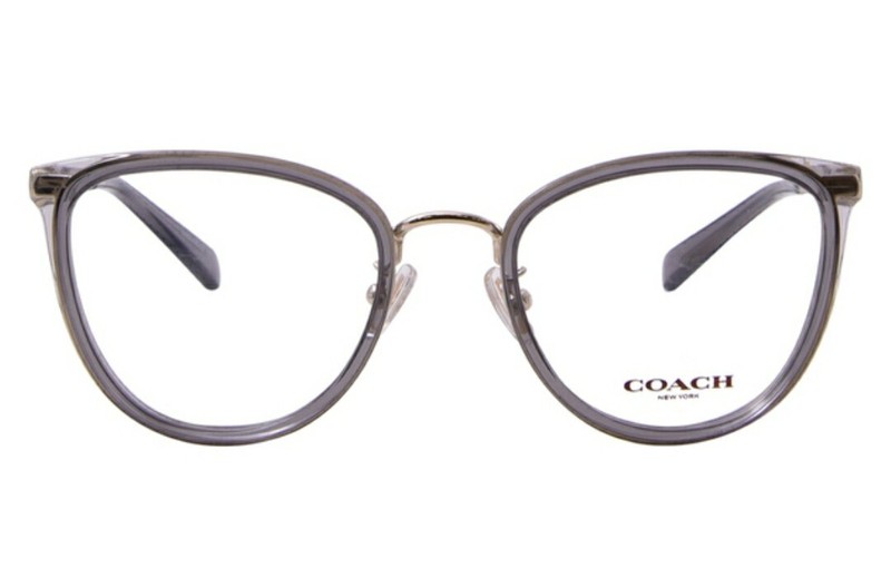 NEW Coach HC 5146 9417 Transparent Grey 52 mm Demo Lens Eyeglasses gallery