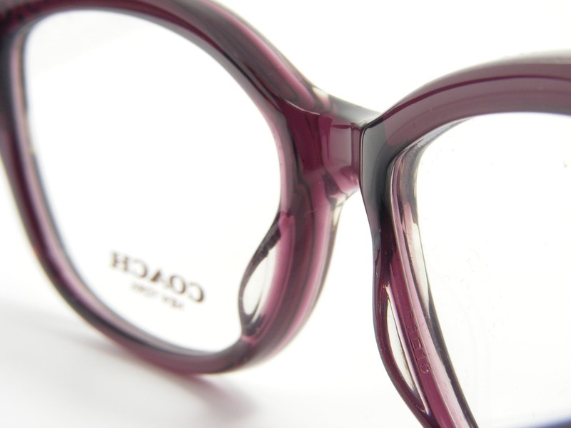 COACH HC 6076 5043 Purple / Gold Acetate Eyeglasses Glasses Frame 53-15-135 New gallery