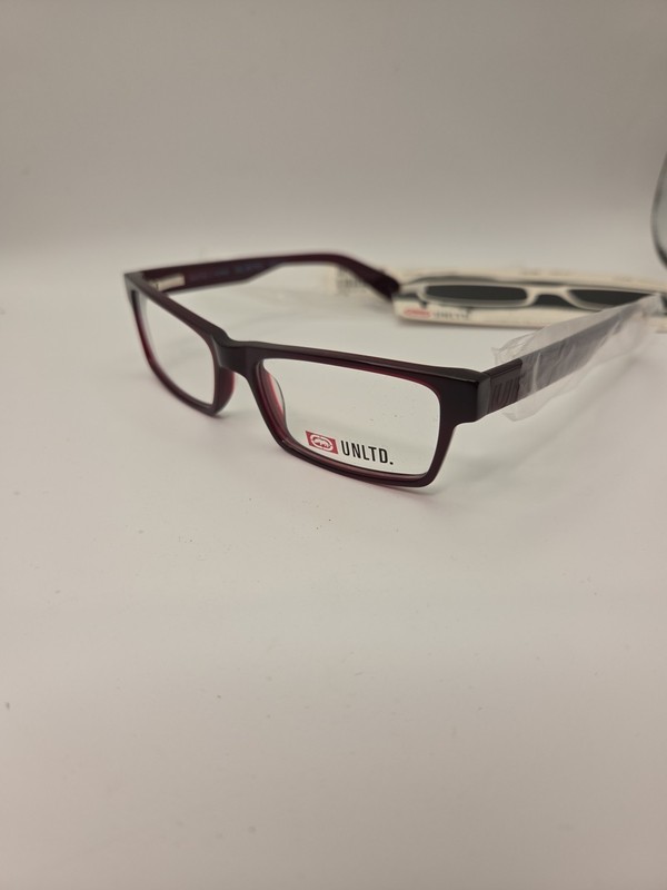 Unlimited Merlot Eyeglasses Frame Women’s Full Rim Rectangular 54-16-140 NWT gallery