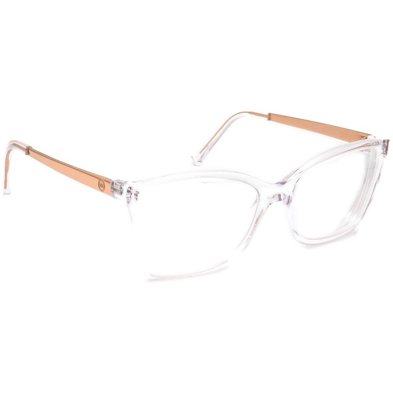 Michael Kors Eyeglasses MK 4058(Caracas) 3050 Crystal Clear/Rose Gold 54[]17 135