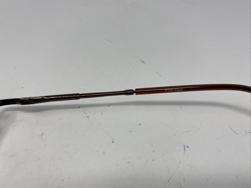 Capri Peachtree PT59 Coffee 50-20-140 Brown Metal Full Rim Eyeglasses Frame PX67 gallery