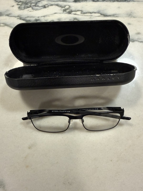 Oakley Steel Plate XS OY3002-0148 Satin Black Eyeglasses Frames 48-15 130 Kids gallery