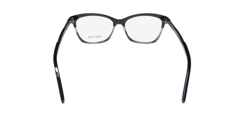 NEW NAUTICA NLO5000 EYEGLASS FRAME CAT EYE FULL-RIM 52-15-140 PLASTIC BLACK 001 gallery
