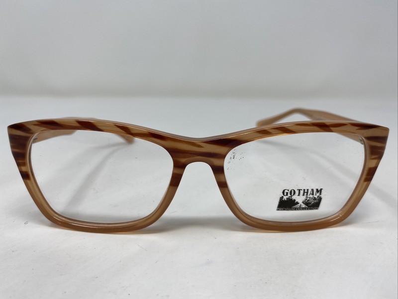 Gotham Style #238 Brown Stripe/Brown 54-17-145 Full Rim Eyeglasses Frame GZ26