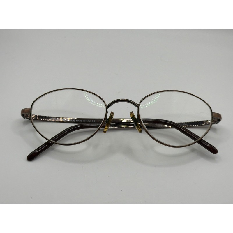 Emporio Armani Eyeglass Frames Metal Oval Made in Italy 093 1021 49 19 130