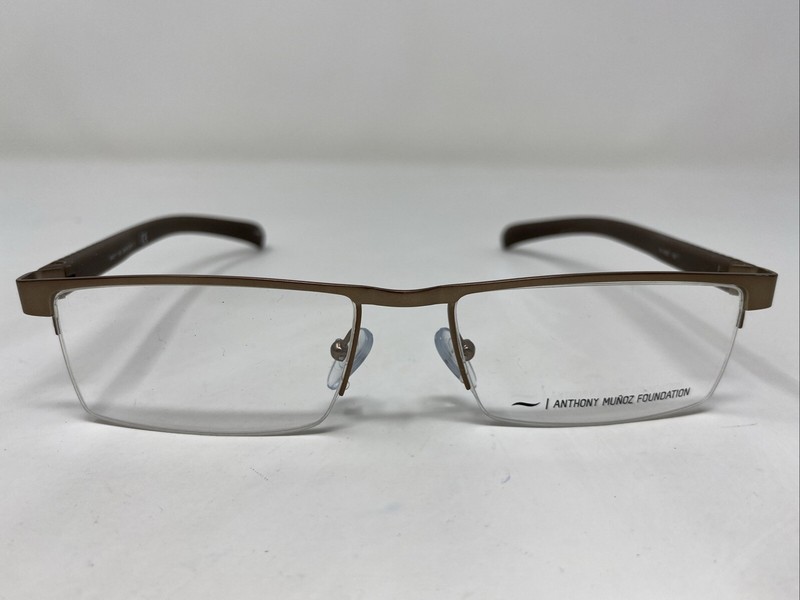 La Tilde T4 1003 SATIN TAUPE 54-17-135 Brown Half Rim Eyeglasses Frame O861