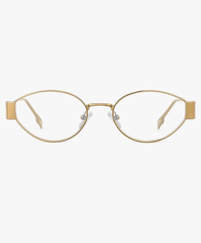 JIM HALO Oval Blue Light Glasses Retro Computer Screen UV400 Unisex