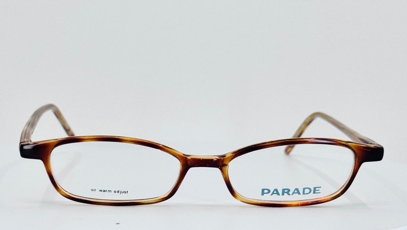 PARADE 1542 TORT LAMINATE Tortoise Brown Oval Full Rim Eyeglasses 47-17-135 B:24
