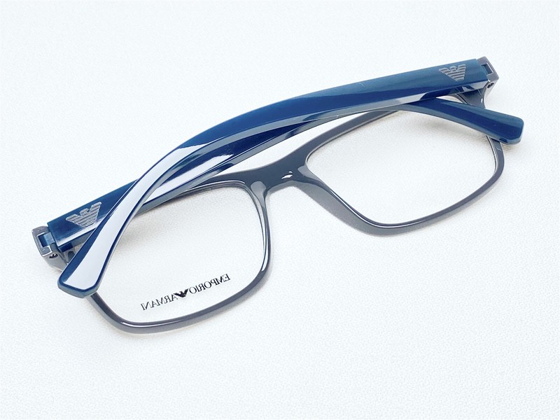 NEW Emporio Armani EA3103 5559 Mens Grey Rectangle Eyeglasses Frames 53/17~140 gallery