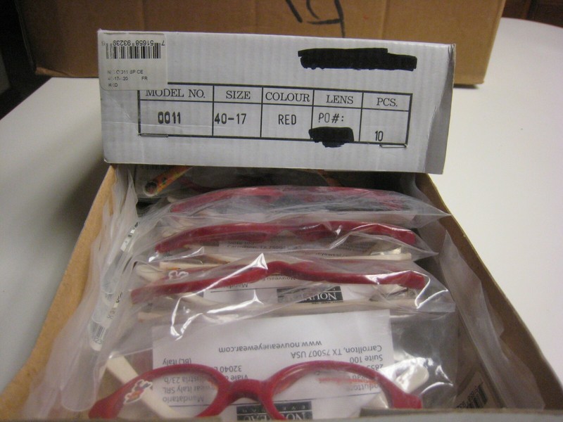 10 yes 10 NICKELODEON NIC DIEGO 0011 RED 40-17-120 Eyeglass Frames New