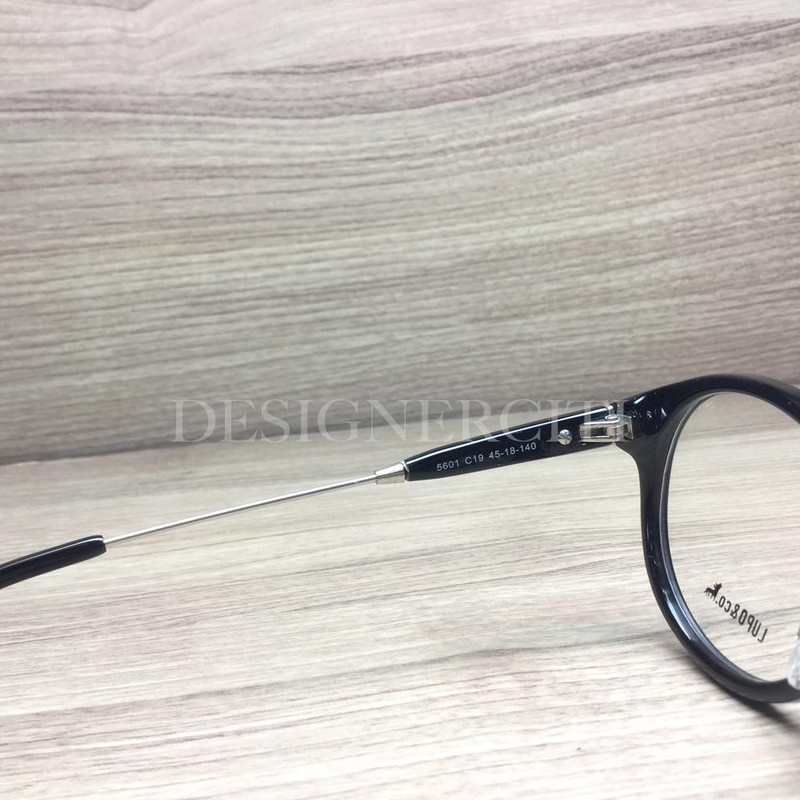 Lupo & Co. 5601 Eyeglasses Black Palladium C19 Authentic 45mm gallery