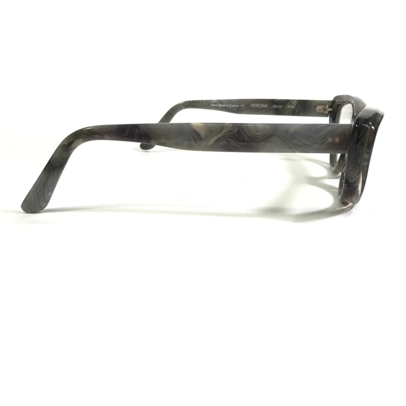 Morgenthal Frederics Eyeglasses Frames VERONA 6233 Grey Horn Cat Eye 55-15-130 gallery