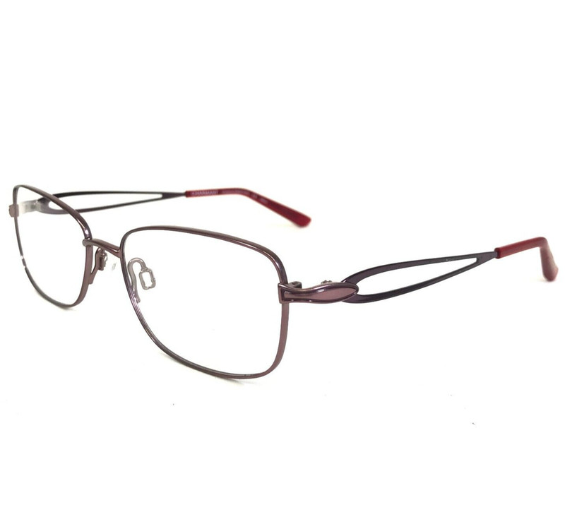 Charmant Eyeglasses Frames CH29205 RO Purple Dark Rose Gold Titanium 52-16-135