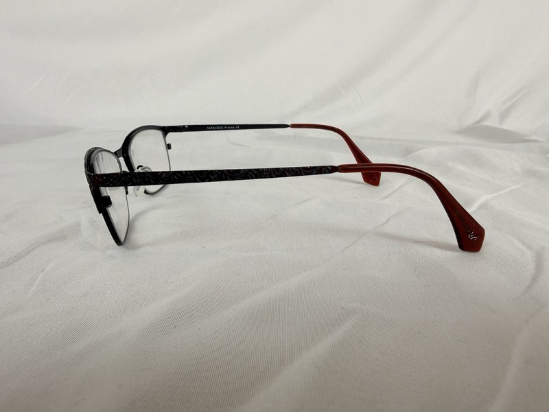 NAT & COCO France Eyeglasses Frame NC1314 Burgundy 51-18-135 Full Rim Vintage gallery