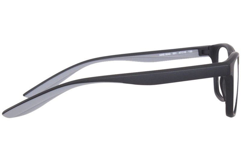 NEW KIDS NIKE 5042 001 Matte Black Eyeglasses with Nike Case 47/16/135 gallery