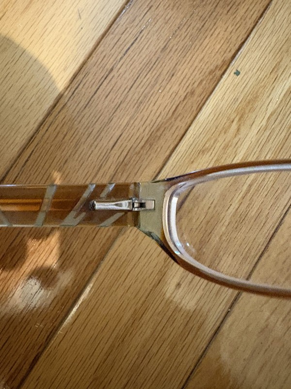 ELLEN TRACY EYEWEAR Eye Glasses BROWN BLUE SILVER Flex Hinge gallery