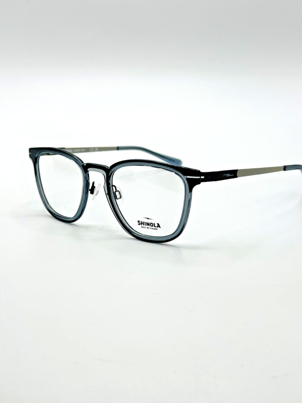 Shinola by Flexon Eyeglasses Frame SH37001 050 Crystal Smoke Full Rim 50-20-145 gallery