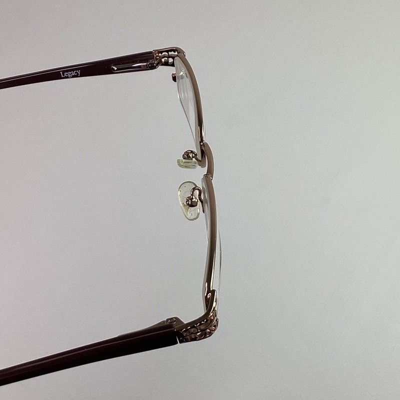 Legacy WM 5100 BR Eyeglasses Gold Filigree Brown 49-16-135 Womens FRAMES ONLY gallery