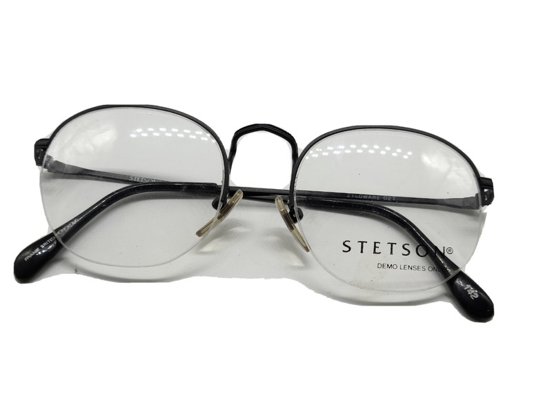 STETSON LEGENDS 100 EYEGLASSES FRAME ZYLOWARE 027 51-19-142 BLACK $129.50. gallery