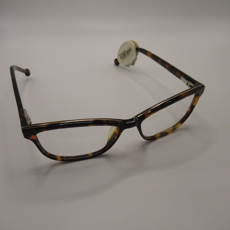 Jonathan Adler Jubilee J5722 Tortoise Cat Eye Eyeglass Frames 53-15-140