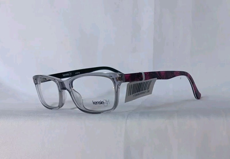 Kensie «Kids» Aloha Eyeglass Frames 46□15-125 Grey, Acetate. Spring Hinges, NWT