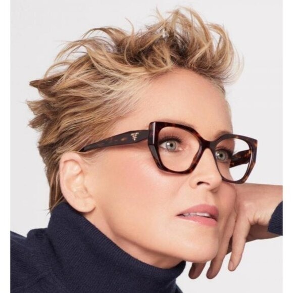 NEW PRADA EYEGLASSES PR18WV 07R1O1, PR 18WV 07R1O1 HAVANA WOMEN EYEWEAR VPR 18W gallery