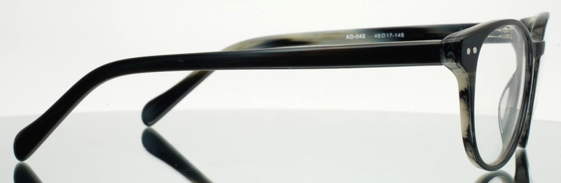 AMERICAN DREAM AD-042 Black Mens Round Full Rim Eyeglasses 48-17-145 B:42 gallery