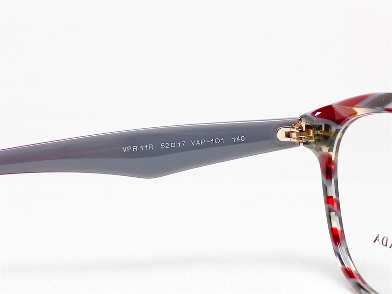 NEW Prada VPR11R VAP-1O1 Womens Eyeglasses Frames Bordeaux Green Round 52/17~140 gallery