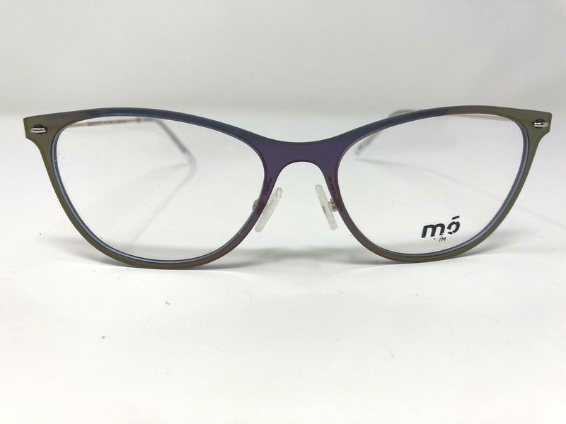Mo Eyewear Eyeglasses Frame Spain MO SLIM 29I A 54-17-142 White/Blue OJ28