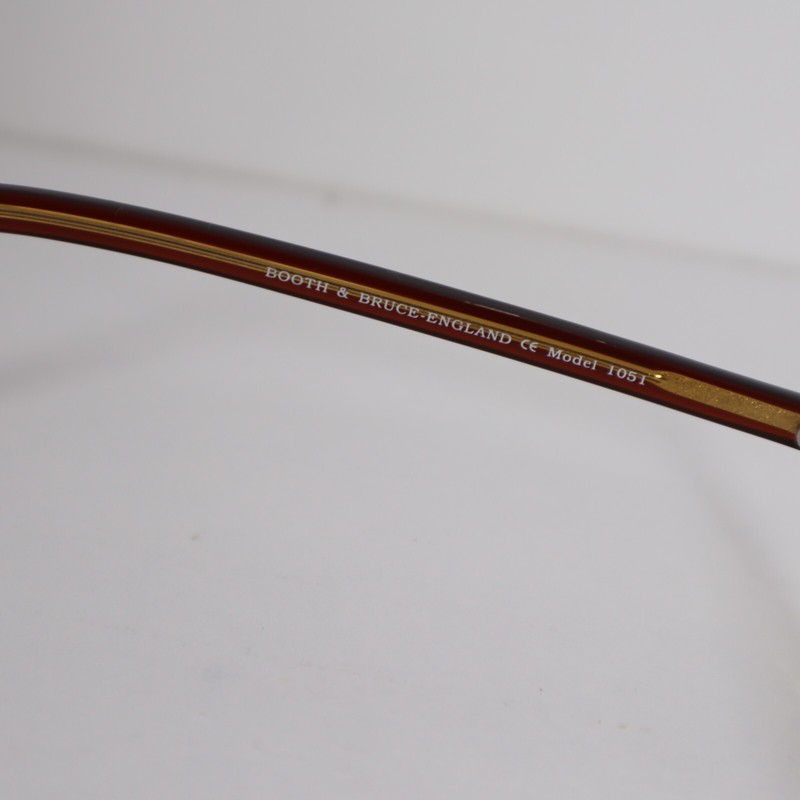 Vintage BOOTH & BRUCE ENGLAND Model 1051 Cola Sunshine Eyeglasses Frames gallery
