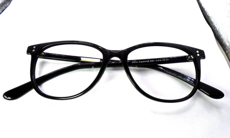 William Morris 8501 C1 Black 51-16-145 Plastic Eyeglasses Frames