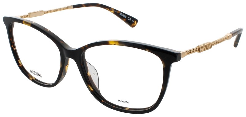 MOSCHINO MOS 616/F 0086 54 0086 Eyeglasses HAVANA Frame 54 mm