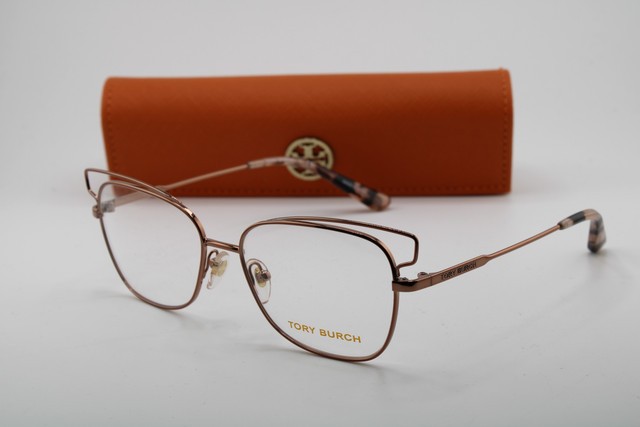 NEW TORY BURCH TY 1056 3254 BROWN HAVANA GUNMETAL AUTHENTIC EYEGLASSES 53-16