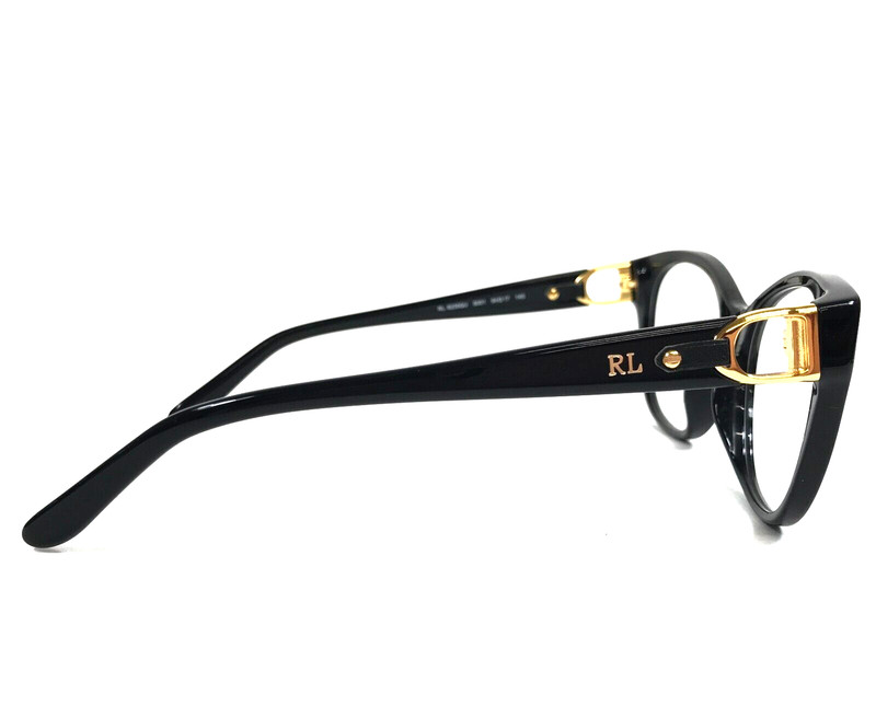 Ralph Lauren Eyeglasses Frames RL6235QU 5001 Black Asian Fit Leather 54-17-140 gallery