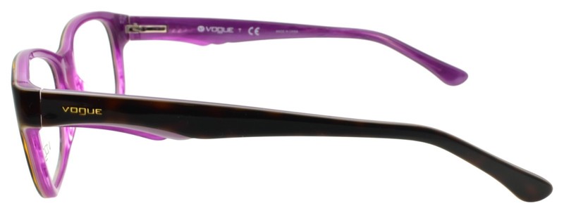 Vogue VO 2814 2019 Women's Eyeglasses Frames 53-16-135 Havana / Violet Pearl gallery