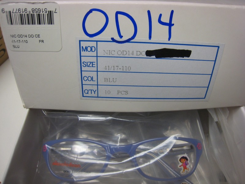10 yes 10 NICKELODEON NIC DORA OD14 BLUE 41-17-110 Eyeglass Frames New gallery