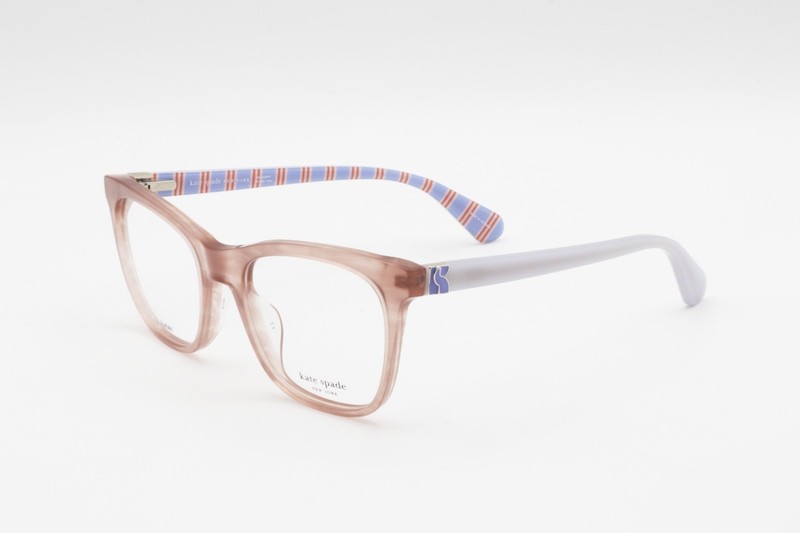 Kate Spade TEMPERANCE 0XNZ 00 Beige Havana 49mm Eyeglasses New Authentic