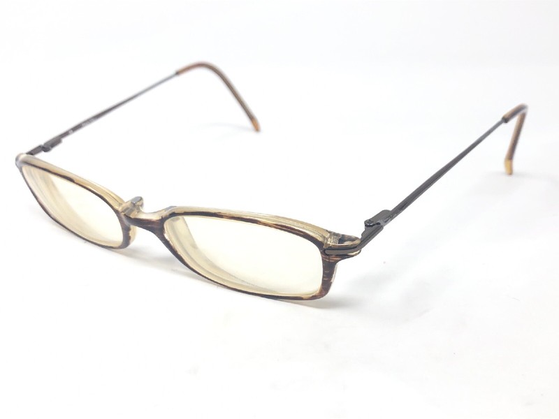 MAGIC CLIP M278 Eyeglasses Frame 51-17-140 Brown Crystal Polished PX52