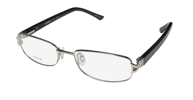 NEW ARISTAR 16363 GLASSES METAL & PLASTIC RECTANGULAR SILVER 47-16-130 524