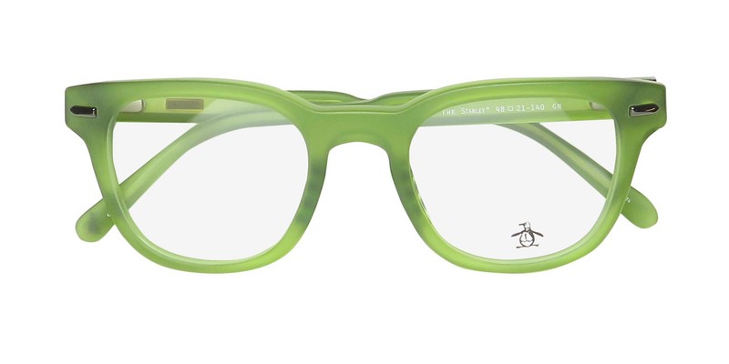 NEW ORIGINAL PENGUIN THE STANLEY EYEGLASSES SQUARE 48-21-140 GN GREEN MENS gallery